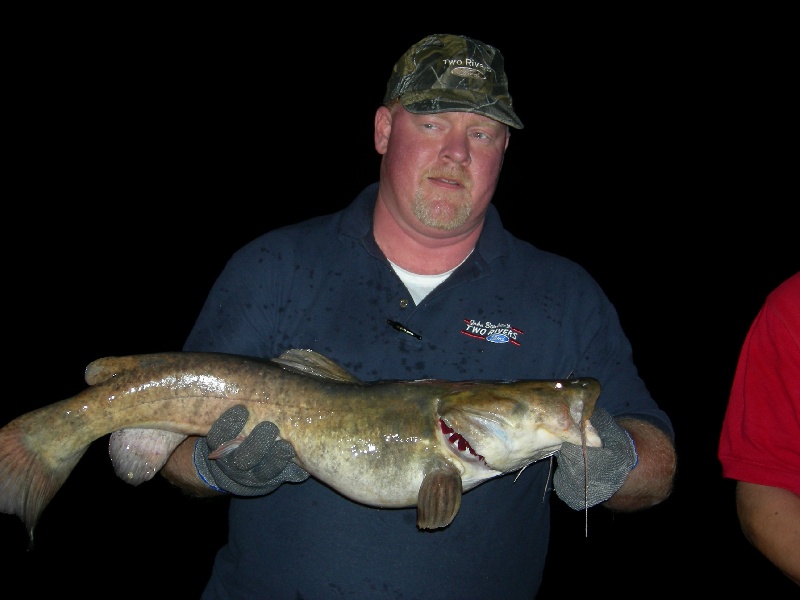 Doug Keith with Catfish near Oak Hill